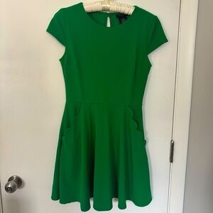 Kelly Green Skater Dress